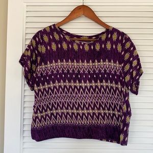 Vintage Batik Printed Top